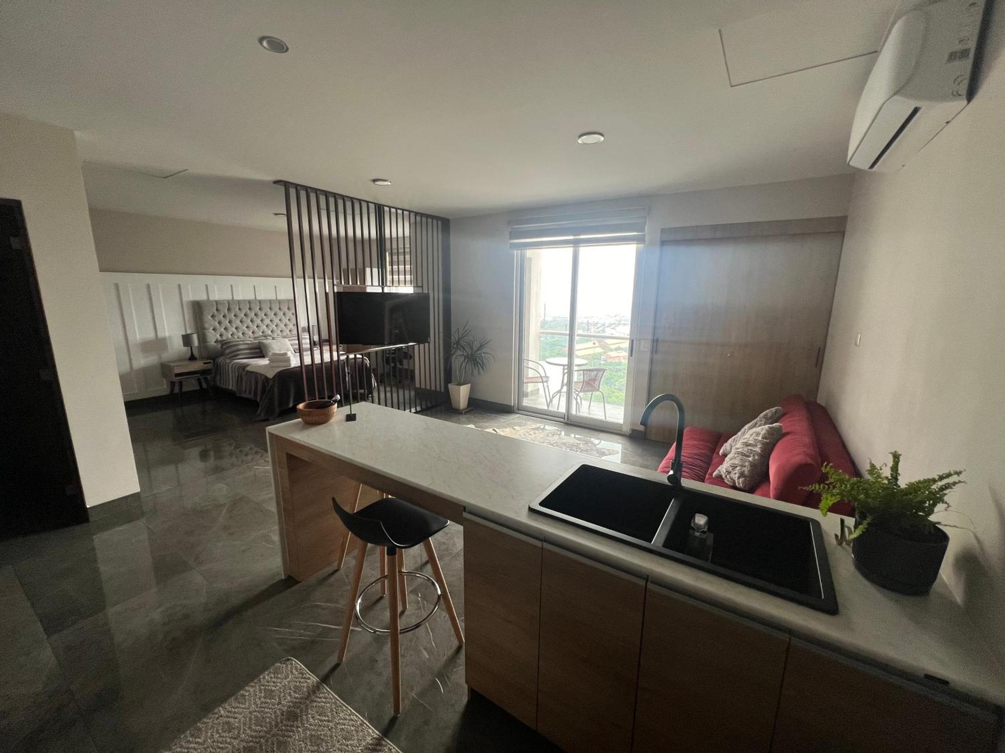 Puntacero 1906 @Fundidora Apartment Monterrey Bagian luar foto